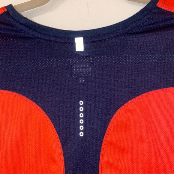 Women’s Nike orange and blue dri-fit running top - Picture 5 of 6